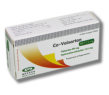 Co-Valsartan 80/12.5mg